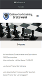 Mobile Screenshot of onlineschachtraining.de